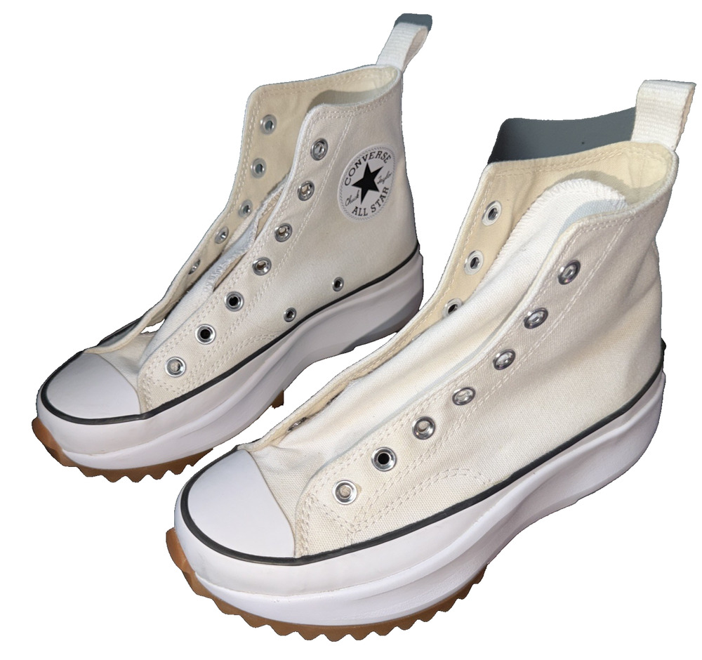 Converse Run Star Hike Platform White Women 7.5 Men 6 166799C
